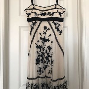 Black and White symmetrical dress